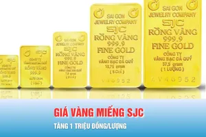 Podcast bản tin trưa 10-12: Giá vàng miếng SJC tăng 1 triệu đồng/lượng