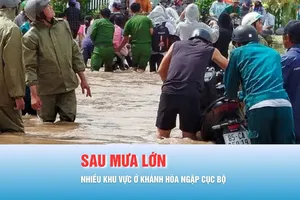 Podcast bản tin 17 giờ 10-12: Nhiều khu vực ở Khánh Hòa bị ngập cục bộ sau mưa lớn