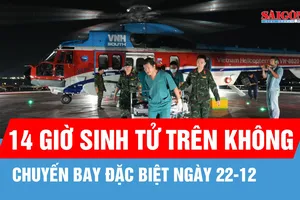 14 tiếng "sinh tử" trên không: Cấp cứu 2 bệnh nhân nguy kịch từ đặc khu trường sa