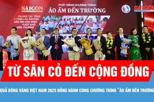 Quả bóng vàng Việt Nam 2025: Tôn vinh tài năng, lan tỏa trách nhiệm xã hội