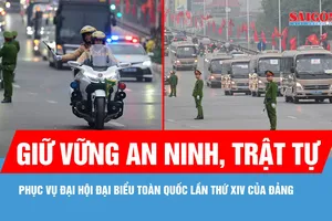 Giữ vững an ninh trật tự, an toàn giao thông phục vụ Đại hội XIV của Đảng