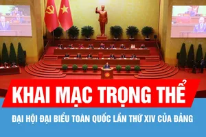 Khai mạc trọng thể Đại hội đại biểu toàn quốc lần thứ XIV của Đảng