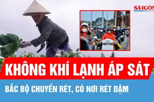 Không khí lạnh tiến sát biên giới phía Bắc, Bắc bộ chuyển rét