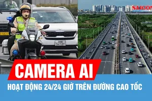 Camera AI hoạt động 24/24 giờ trên đường cao tốc