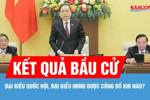 Kết quả bầu cử đại biểu Quốc hội, đại biểu HĐND được công bố sớm nhất vào ngày 22-3-2026