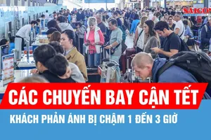 Hà Nội: Nhiều chuyến bay trễ giờ trong những ngày cận tết