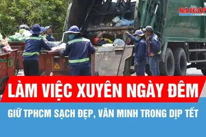Không để rác tồn đọng, TPHCM tăng cường thu gom xuyên tết