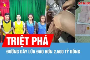 Triệt phá đường dây lừa đảo hơn 2.500 tỷ đồng