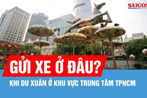 9 điểm gửi xe khu vực trung tâm TPHCM phục vụ người dân du xuân