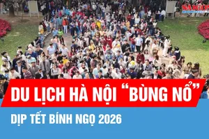 Đón hơn 1,34 triệu lượt khách, du lịch Hà Nội “bùng nổ” dịp Tết Bính Ngọ 2026