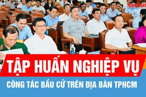 Tập huấn nghiệp vụ công tác bầu cử trên địa bàn TPHCM