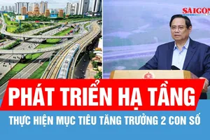 Phát triển hạ tầng, thực hiện mục tiêu tăng trưởng 2 con số 