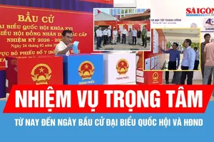 Các nhiệm vụ trọng tâm từ nay đến Ngày bầu cử đại biểu Quốc hội và HĐND