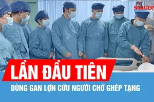 Lần đầu gan lợn cứu sống người đàn ông chờ ghép tạng