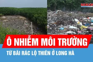 Đồng Nai: Ô nhiễm môi trường từ bãi rác lộ thiên ở Long Hà