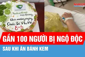 An Giang: Ăn bánh kem, gần 100 người bị ngộ độc