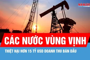 Các nước vùng Vịnh thiệt hại hơn 15 tỷ USD doanh thu bán dầu