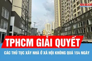 TPHCM giải quyết các thủ tục xây nhà ở xã hội không quá 154 ngày