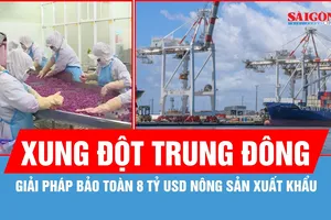 Giải pháp bảo toàn 8 tỷ USD nông sản xuất khẩu do xung đột Trung Đông