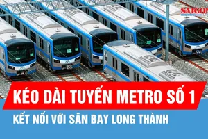 Kéo dài tuyến metro Bến Thành - Suối Tiên đến sân bay Long Thành