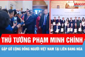 Thủ tướng gặp gỡ cộng đồng người Việt Nam tại Liên bang Nga