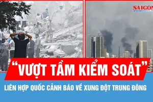 Liên hợp quốc cảnh báo xung đột Trung Đông “vượt tầm kiểm soát”