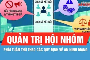 Quản trị hội nhóm phải tuân thủ theo các quy định về an ninh mạng
