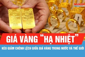 Vàng miếng SJC giảm 2 triệu đồng/lượng
