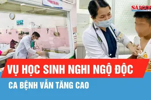 Vụ hàng loạt học sinh TPHCM nghi ngộ độc: Ca bệnh vẫn tăng cao