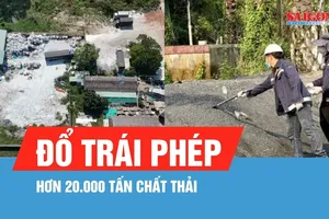 Vạch trần chiêu "xử lý" hơn 20.000 tấn chất thải giá siêu rẻ
