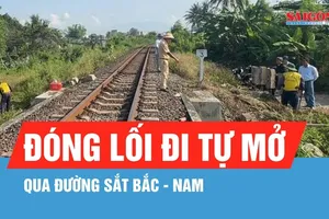 Khánh Hòa: Đóng lối đi tự mở qua đường sắt Bắc - Nam