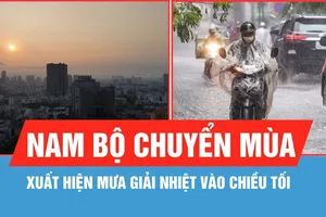 Nam bộ chuyển mùa, xuất hiện mưa giải nhiệt vào chiều tối