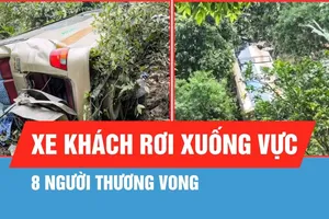 Điều tra nguyên nhân xe khách lao xuống vực ở Sơn La