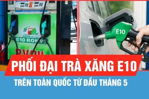Tăng tốc chuẩn bị phân phối đại trà xăng E10