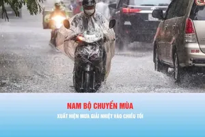 Podcast bản tin tối 26-4: Nam bộ chuyển mùa, xuất hiện mưa giải nhiệt vào chiều tối