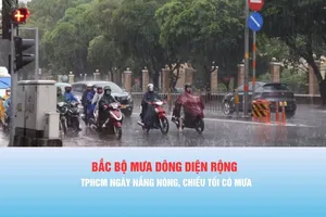 Podcast bản tin trưa 3-5: Bắc bộ mưa dông diện rộng; TPHCM ngày nắng nóng, chiều tối có mưa