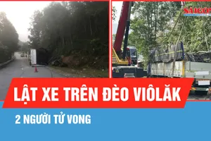 Lật xe trên đèo Viôlăk, 2 người tử vong