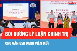 TPHCM: Bồi dưỡng lý luận chính trị cho gần 850 đảng viên mới