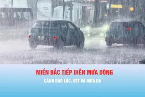 Podcast bản tin tối 9-5: Miền Bắc tiếp diễn mưa dông, cảnh báo lốc, sét và mưa đá