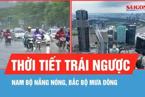 Hôm nay, 10-5: Nam bộ nắng nóng, Bắc bộ có mưa dông