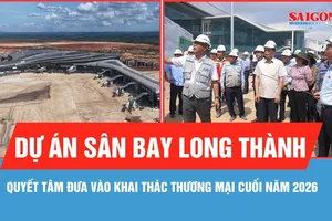 Phó Chủ tịch Quốc hội Nguyễn Hồng Diên kiểm tra dự án sân bay Long Thành