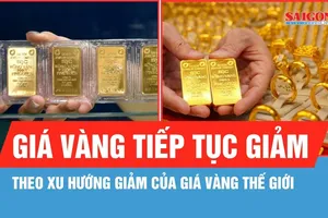 Sáng 18-5, giá vàng giảm 1 triệu đồng/lượng