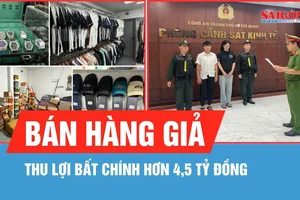 Khởi tố vợ chồng chủ cửa hàng thời trang bán sản phẩm giả mạo thương hiệu