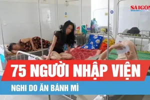 Gia Lai: 75 ca nhập viện nghi do ăn bánh mì 