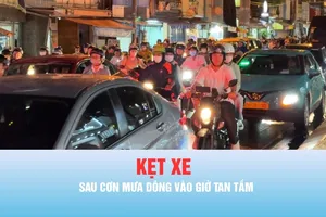 Podcast bản tin tối 25-5: Nhiều tuyến đường kẹt xe sau cơn mưa dông vào giờ tan tầm