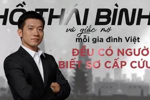 Hồ Thái Bình và giấc mơ mỗi gia đình Việt đều có người biết sơ cấp cứu