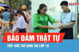 CSGT TPHCM huy động lực lượng bảo đảm trật tự, tiếp sức thí sinh thi lớp 10