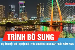 Trình bổ sung dự án Luật Đô thị đặc biệt vào Chương trình lập pháp năm 2026