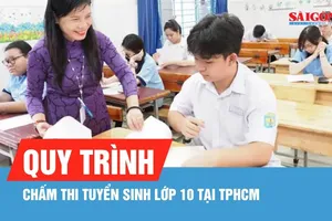 Quy trình chấm thi tuyển sinh lớp 10 tại TPHCM