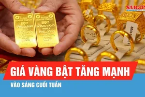 Sáng 26-6: Giá vàng trong nước tăng trở lại sau 3 phiên giảm